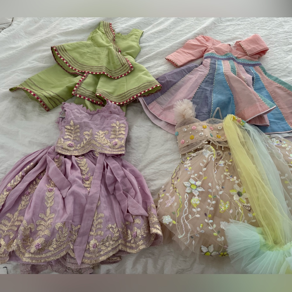 Lehenga and kurti baby girl Matching Set